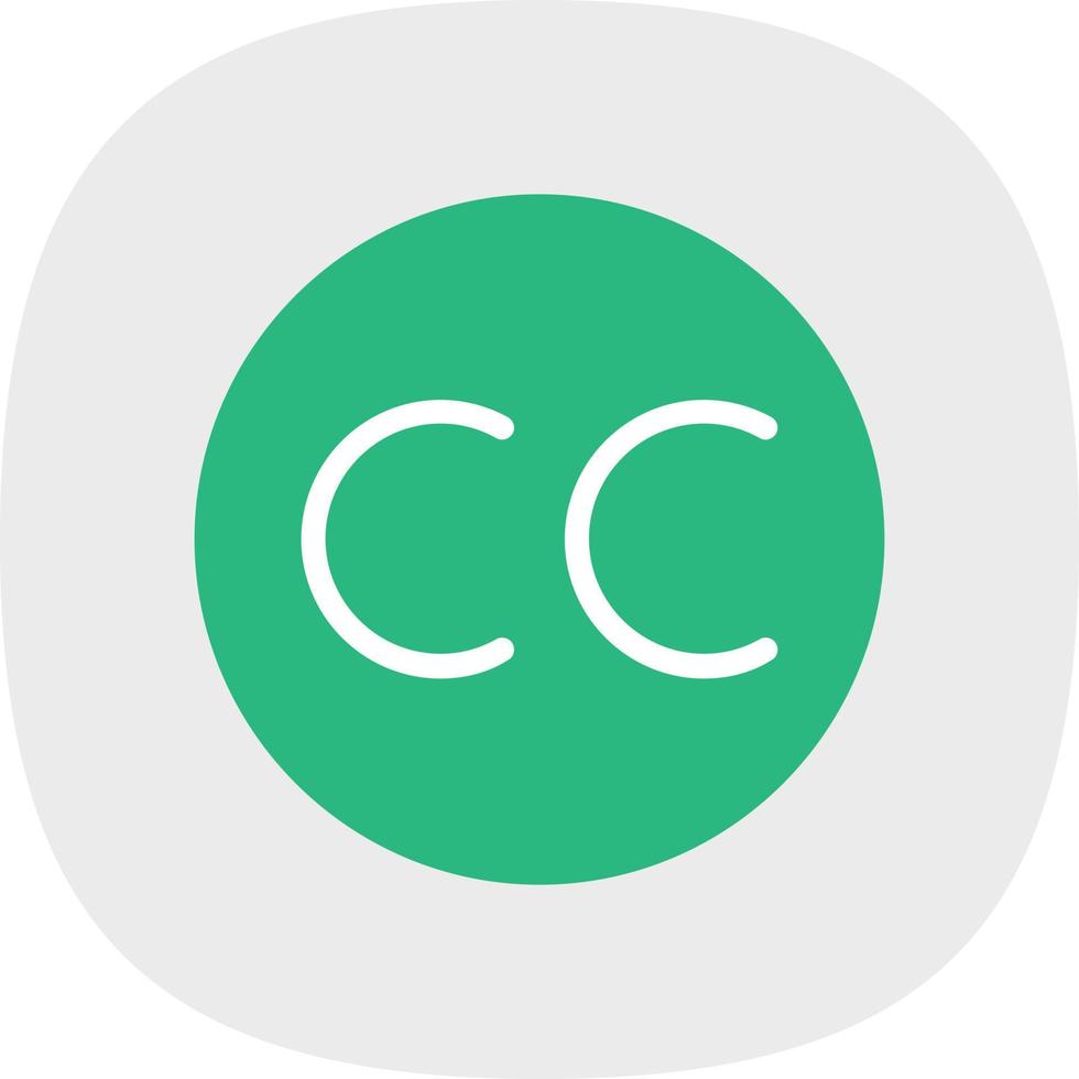 Closed Captioning Vector Icon Design