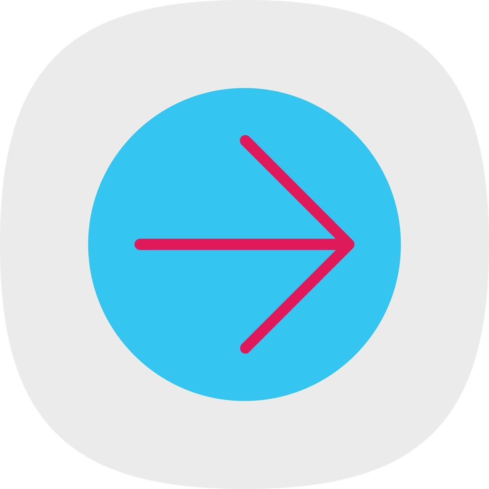Arrow Circle Right Vector Icon Design