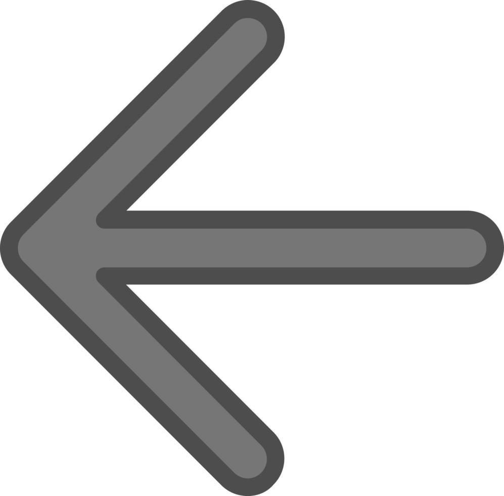 Arrow Left Vector Icon Design