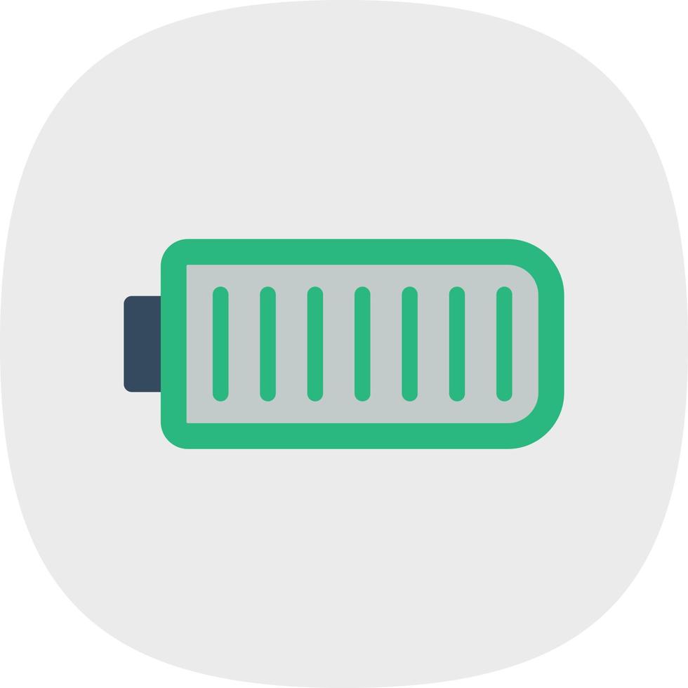 Battery Full Vector Icon Design