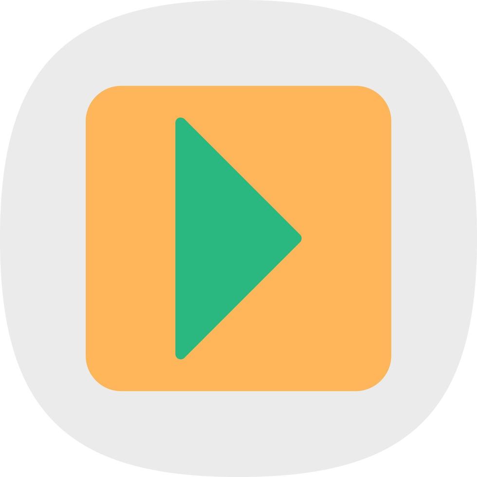 Caret Square Right Vector Icon Design