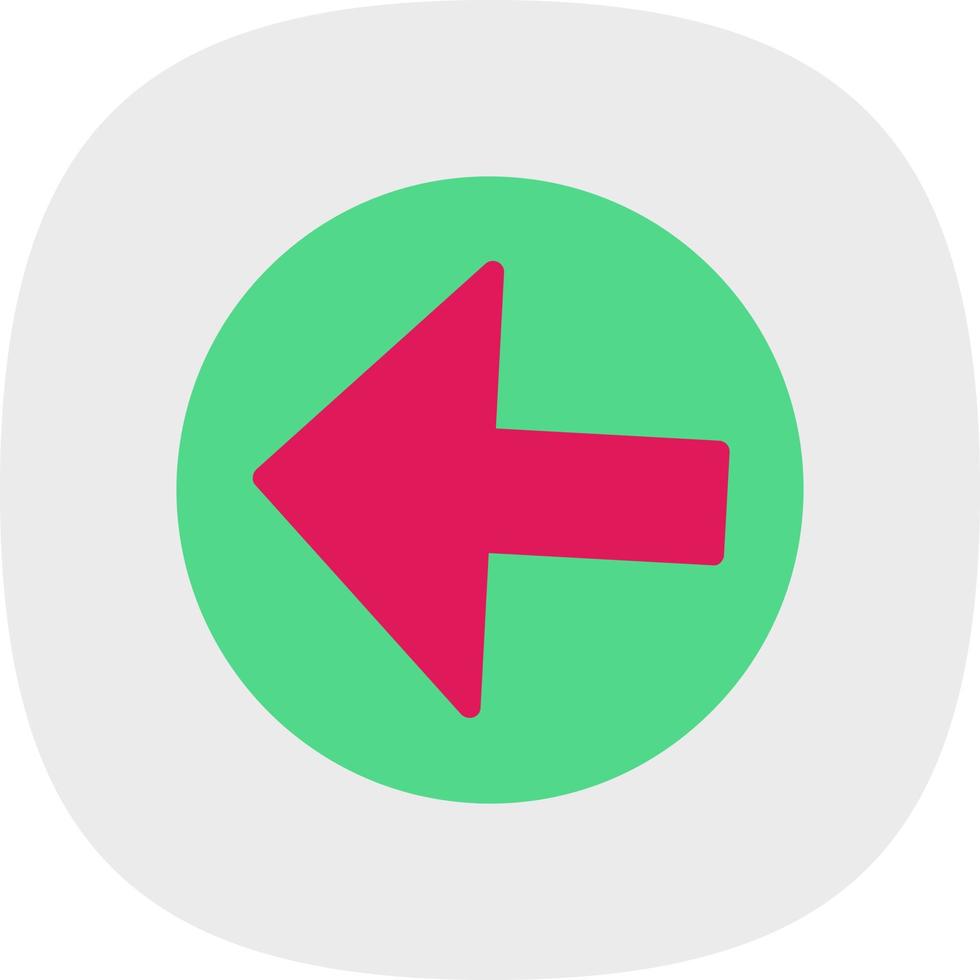 Arrow Alt Circle Left Vector Icon Design