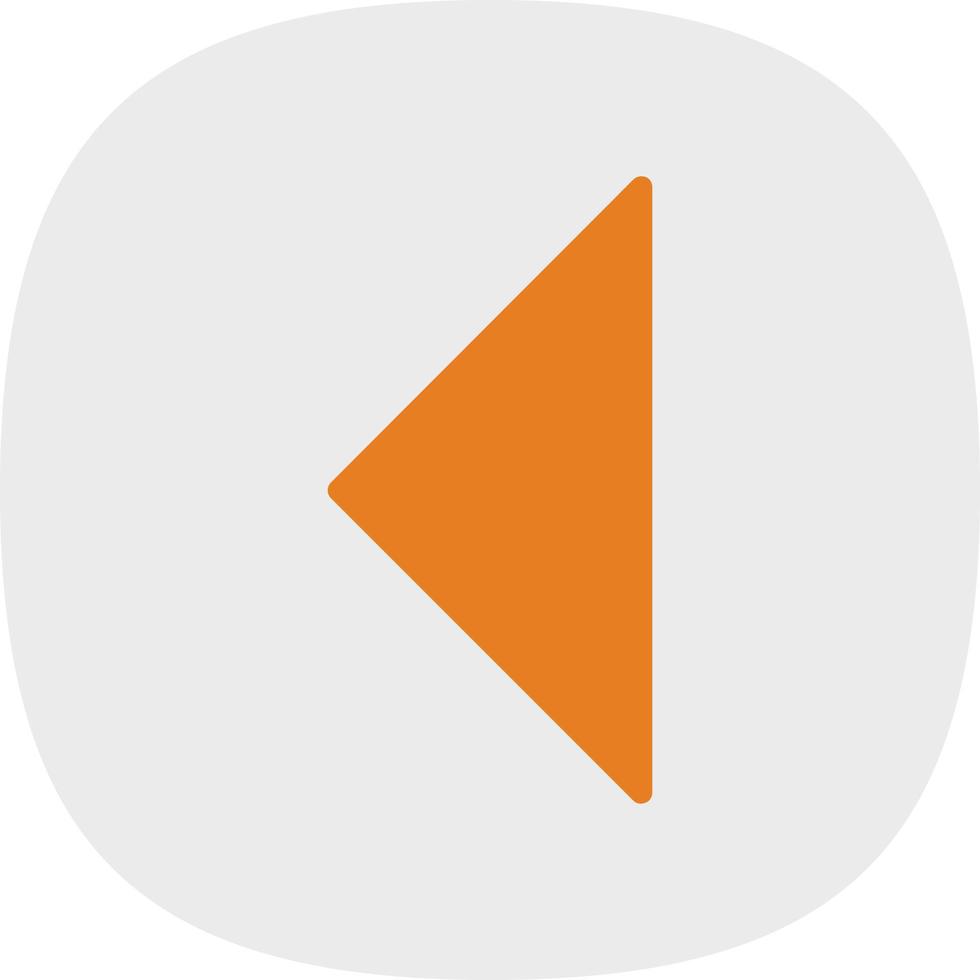 Caret Left Vector Icon Design