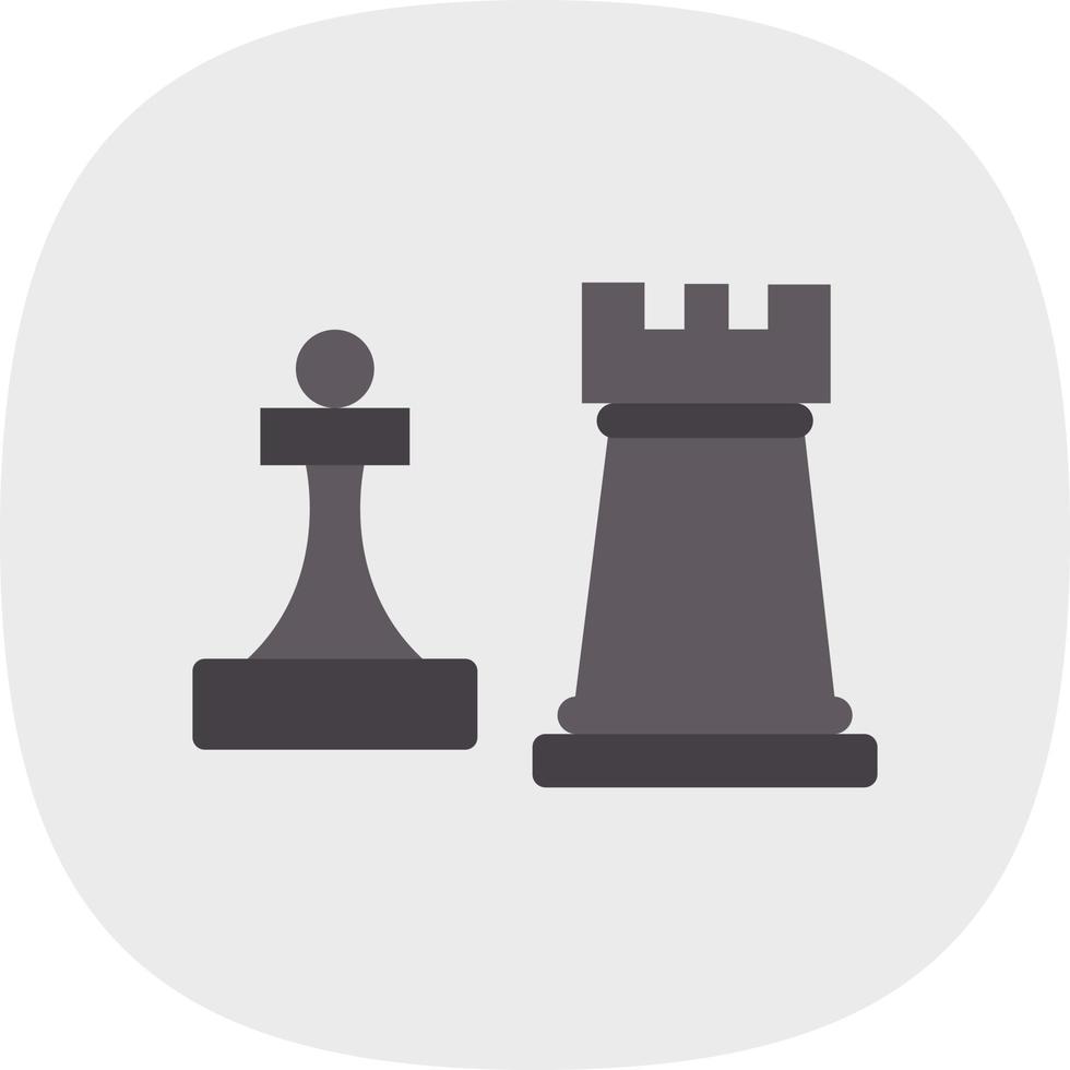 diseño de icono de vector de ajedrez