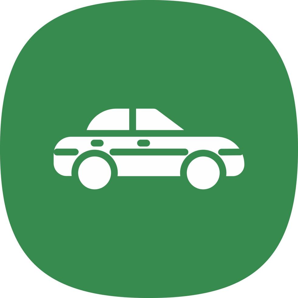 diseño de icono de vector de lado de coche