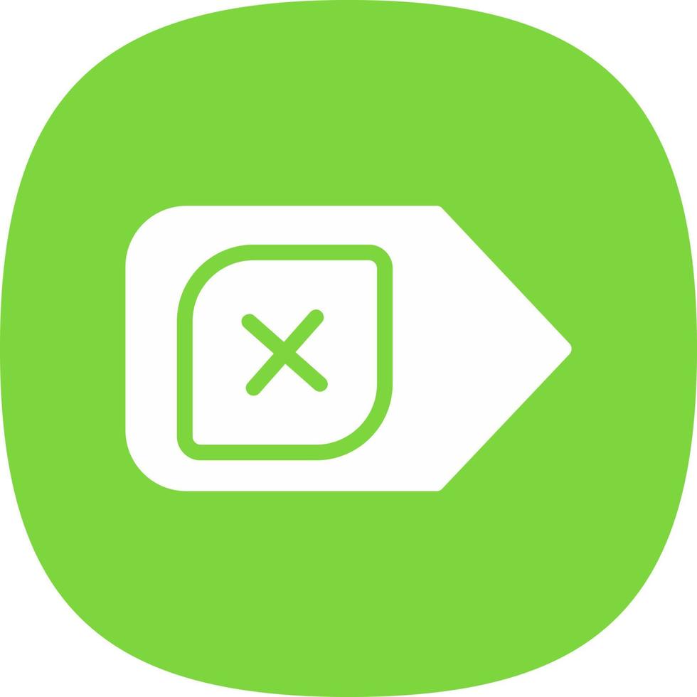 Backspace Vector Icon Design