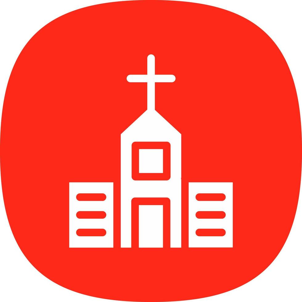 Church Vector Icon Design