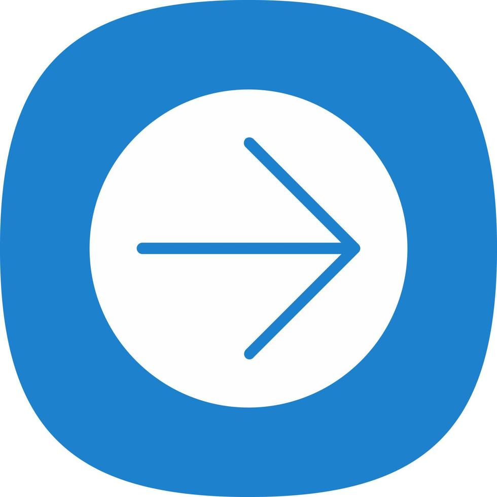 Arrow Circle Right Vector Icon Design