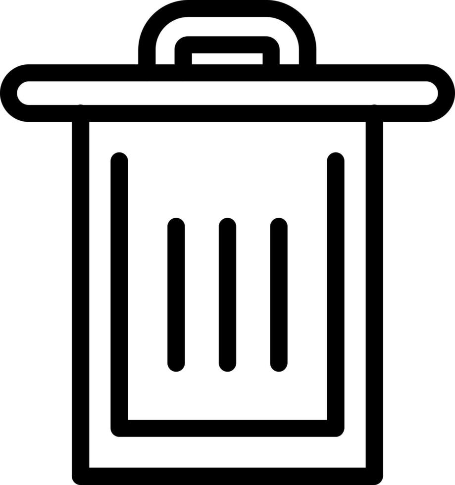 Trash Vector Icon Design
