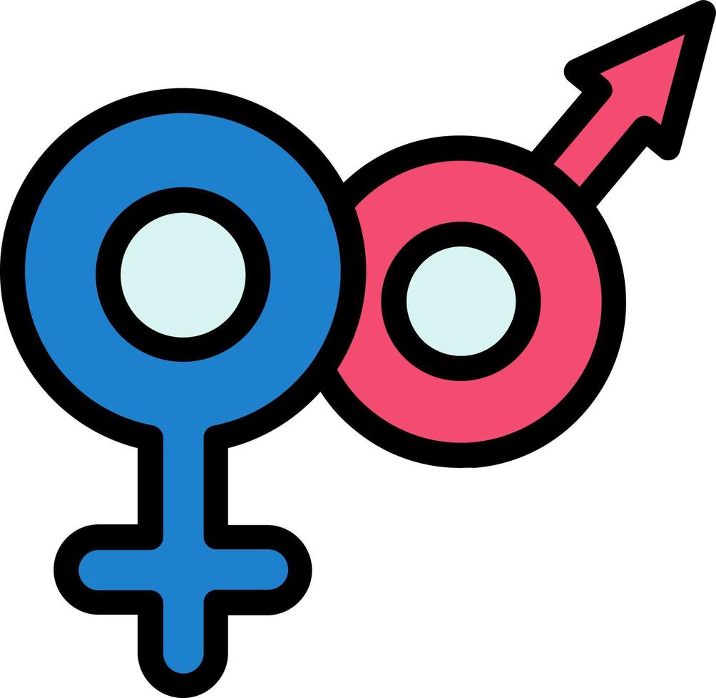 Venus Mars Vector Icon Design