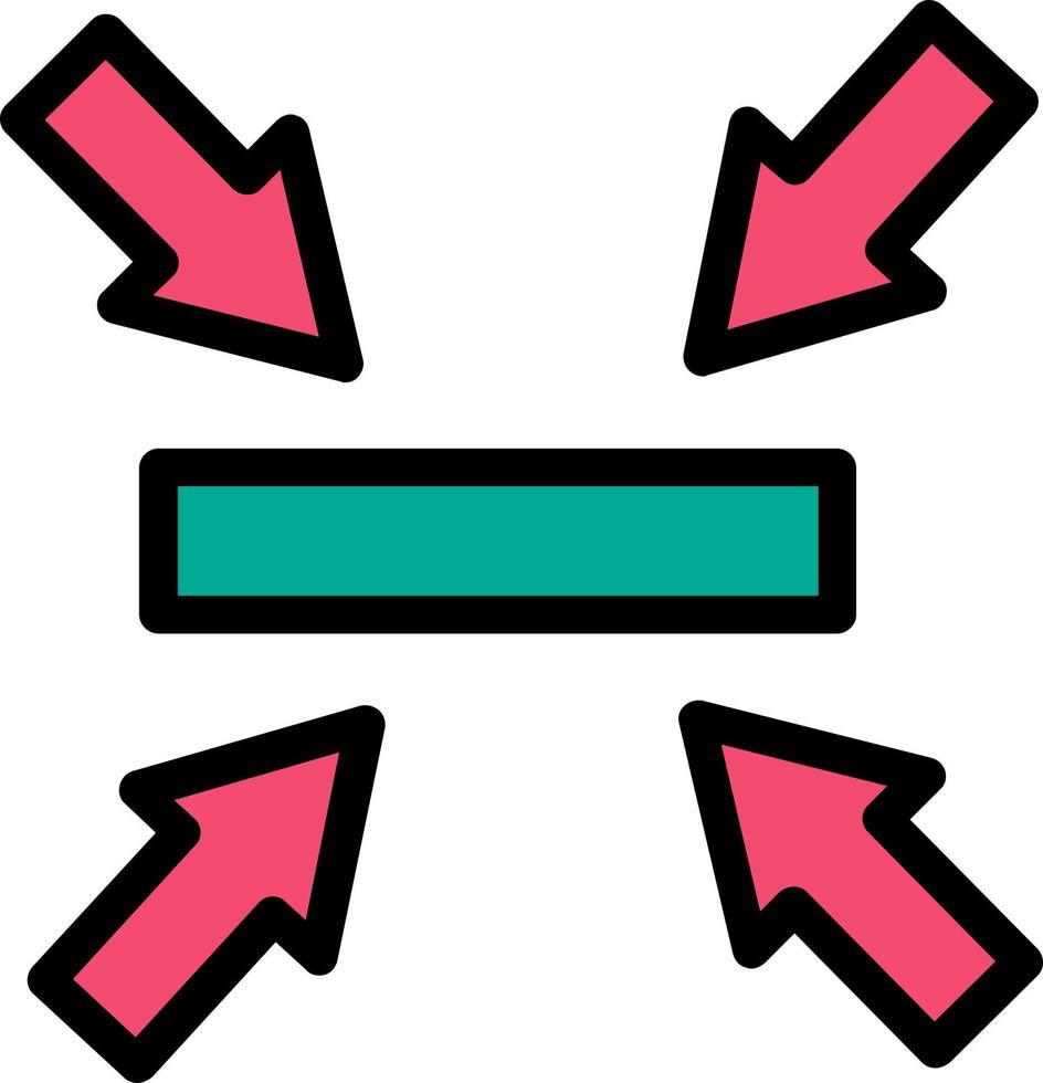 Window Minimize Vector Icon Design