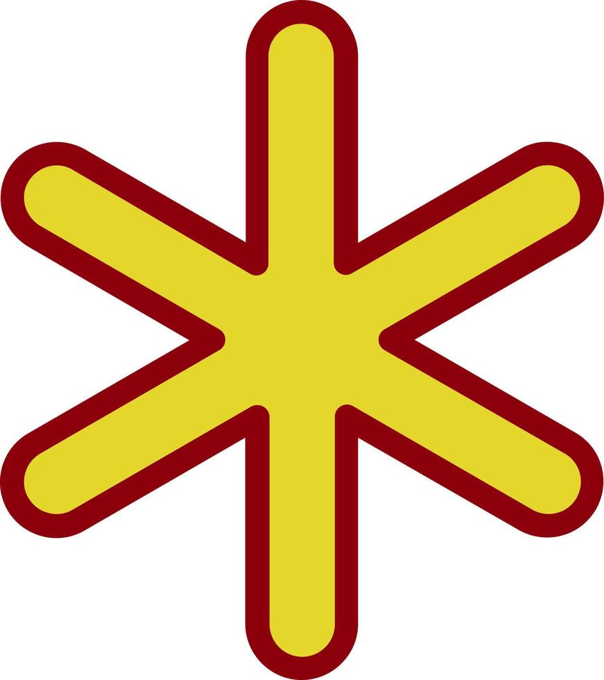 Asterisk Vector Icon Design