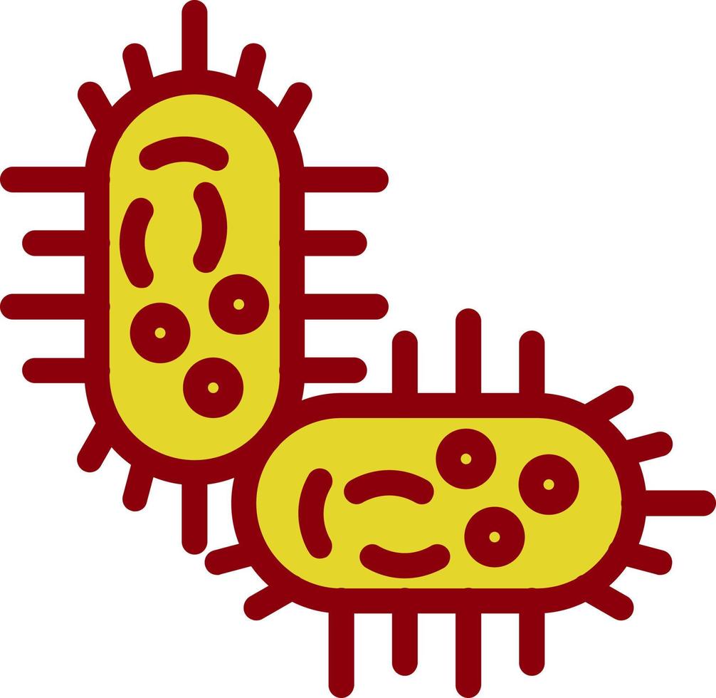 diseño de icono de vector de bacteria