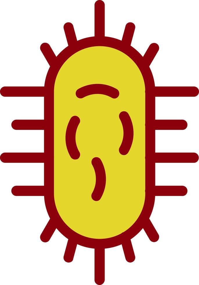 diseño de icono de vector de bacterias