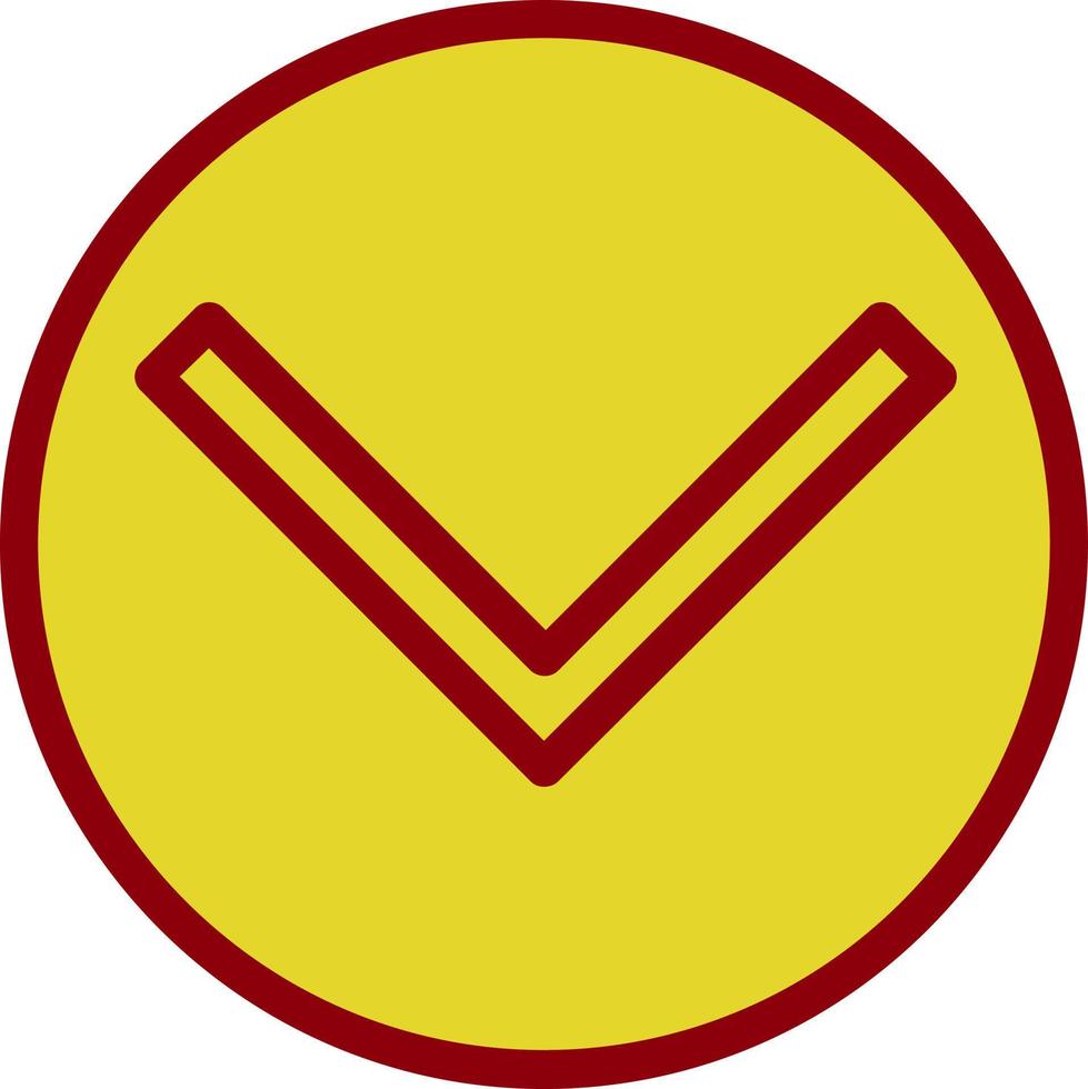 Chevron Circle Down Vector Icon Design