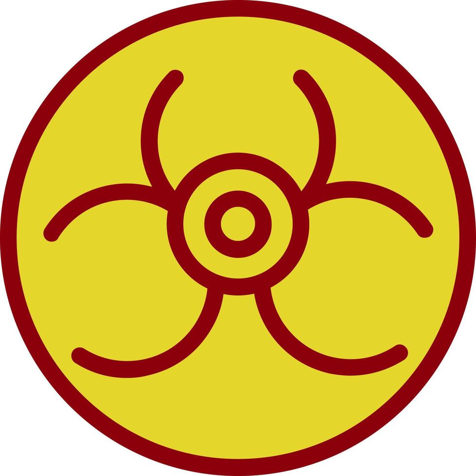 Biohazard Vector Icon Design