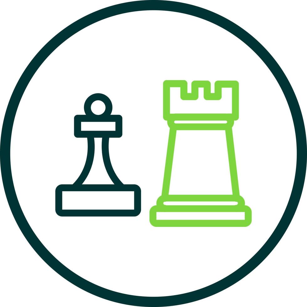 diseño de icono de vector de ajedrez