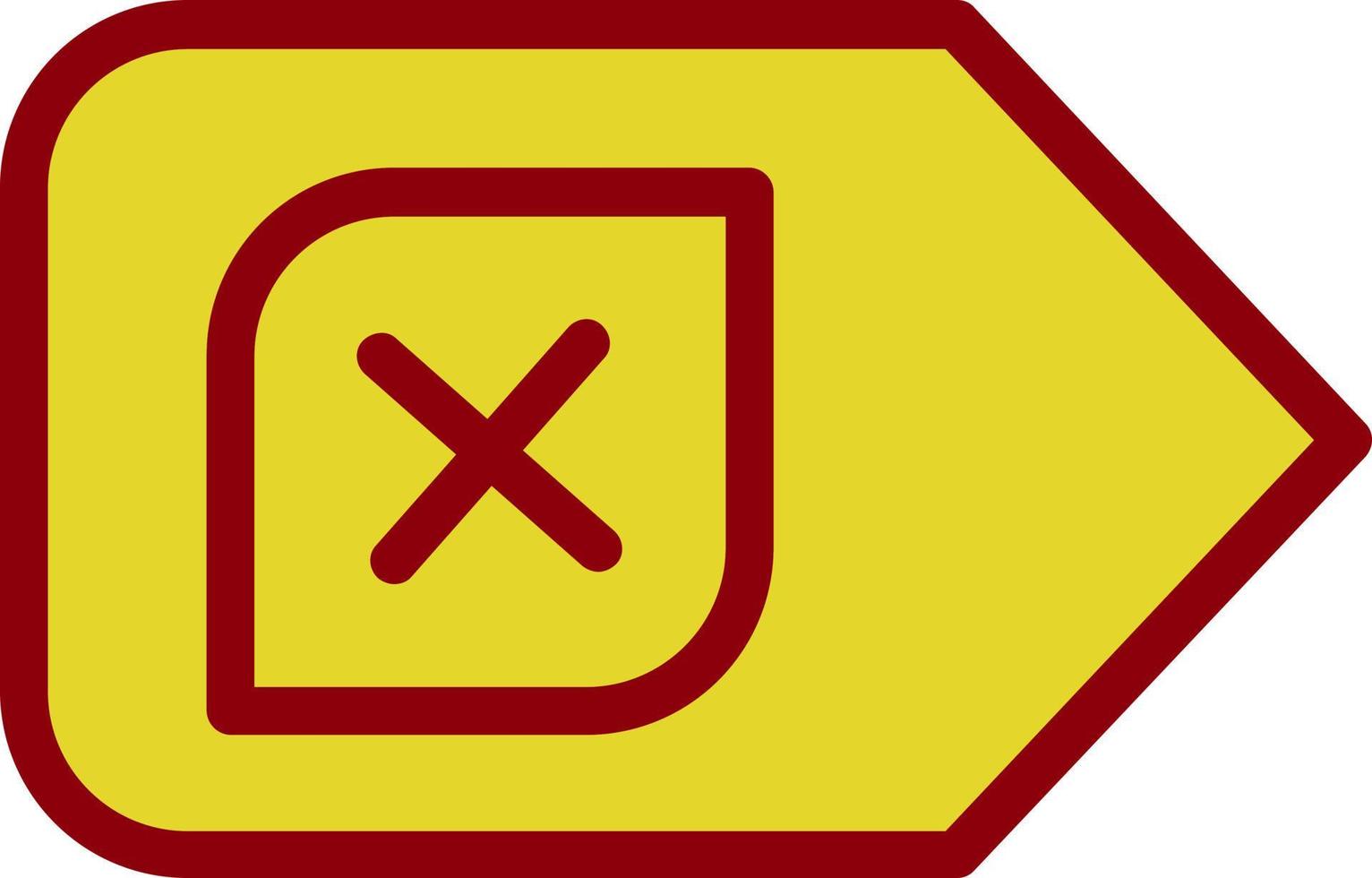 Backspace Vector Icon Design
