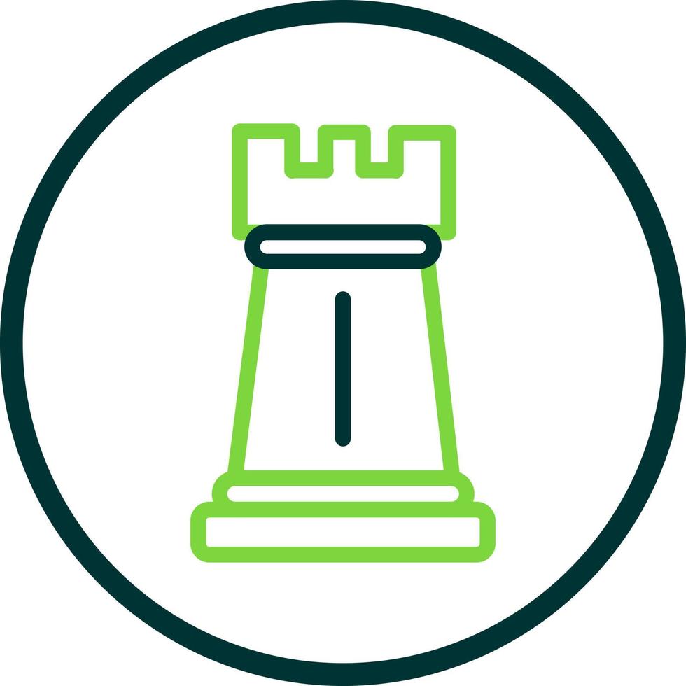 Chess Rook Vector Icon Design