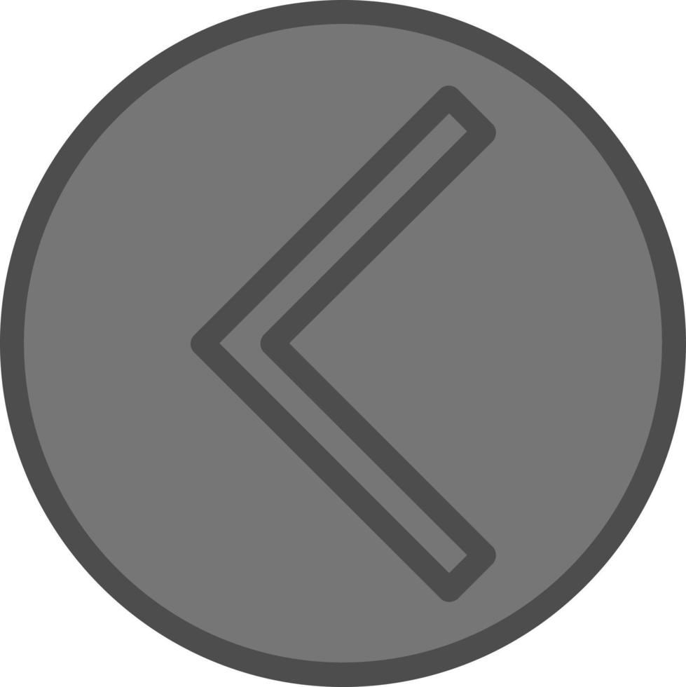 Chevron Circle Left Vector Icon Design