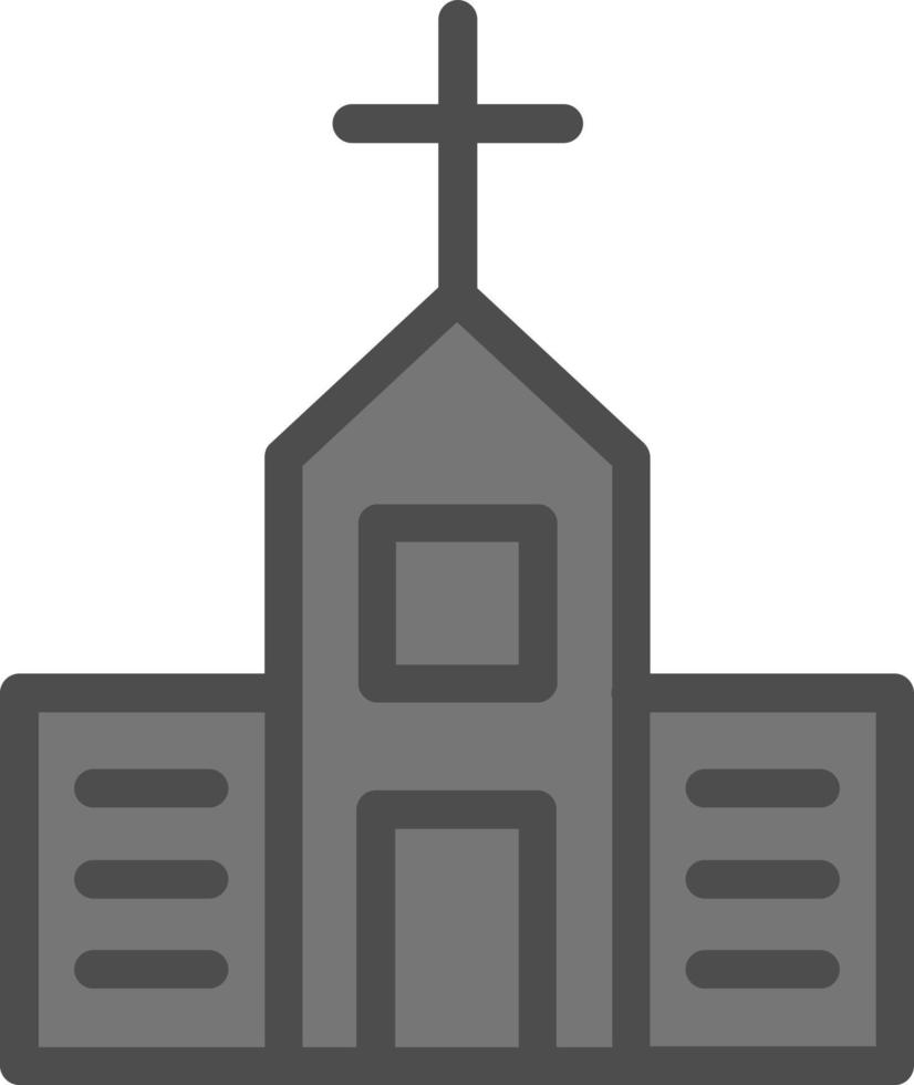 Church Vector Icon Design