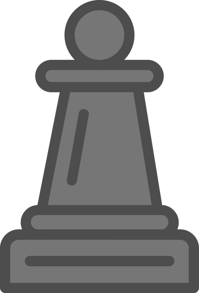 Chess Pawn Vector Icon Design