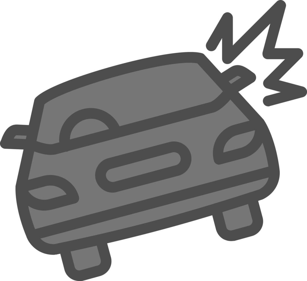 diseño de icono de vector de accidente de coche