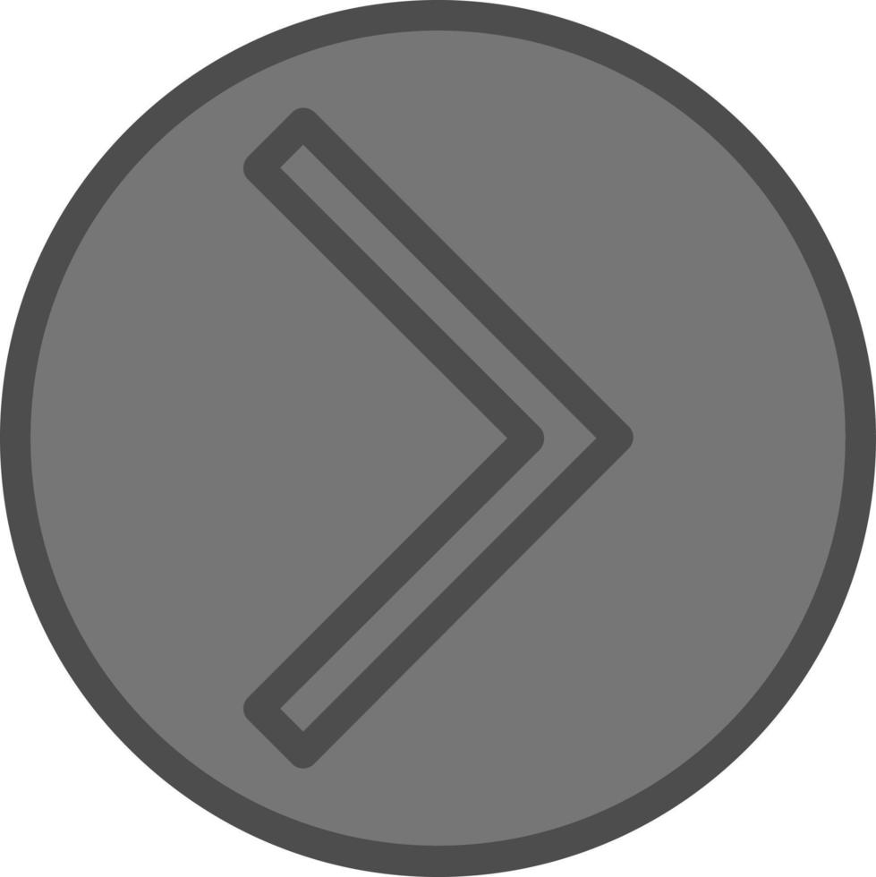 Chevron Circle Right Vector Icon Design