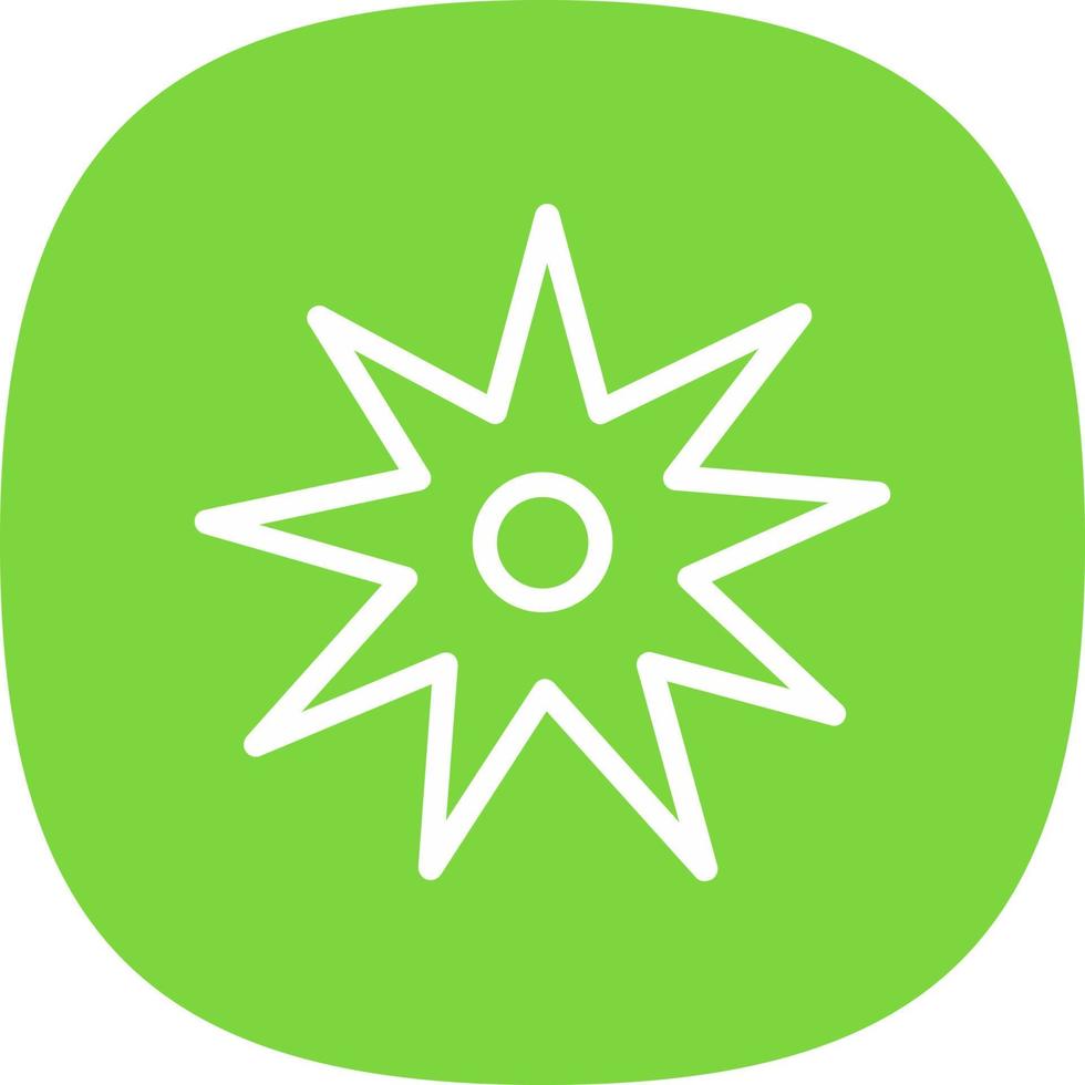 Bahai Vector Icon Design