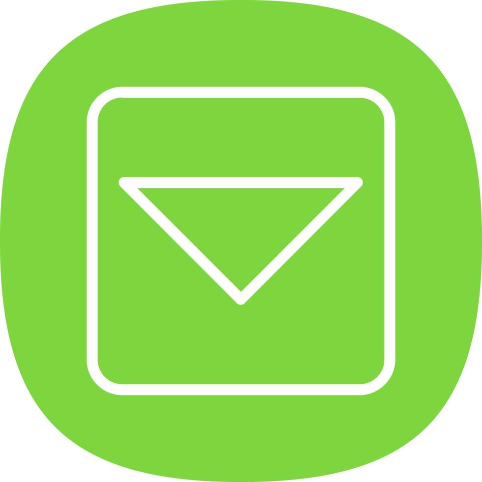 Caret Square Down Vector Icon Design