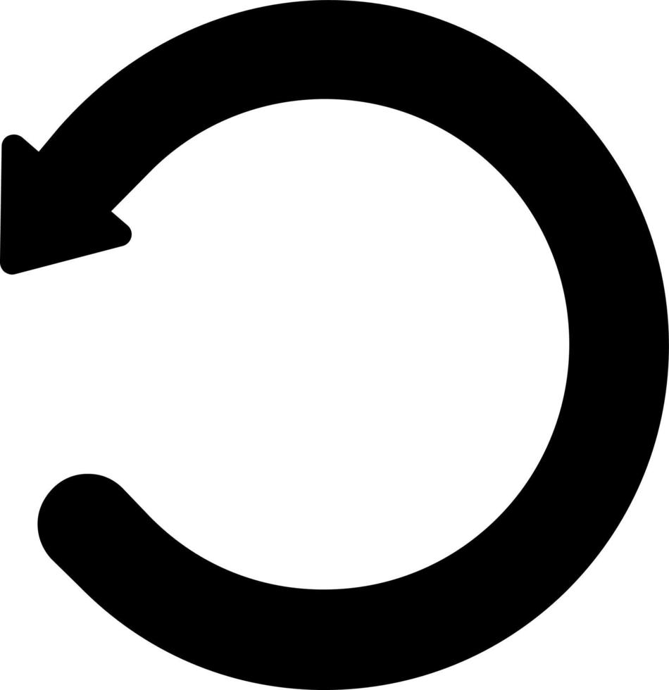 Undo Alt Vector Icon Design
