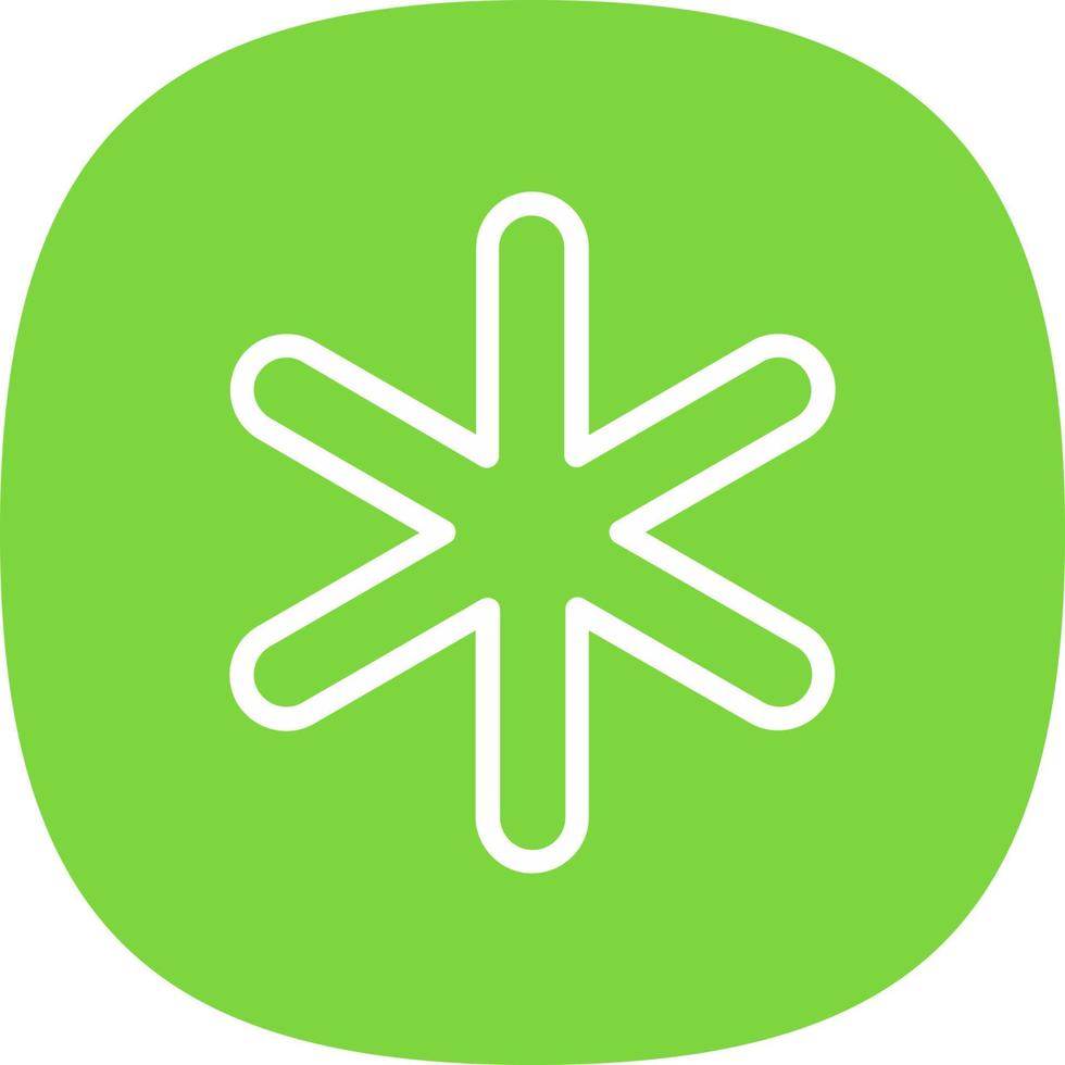 Asterisk Vector Icon Design