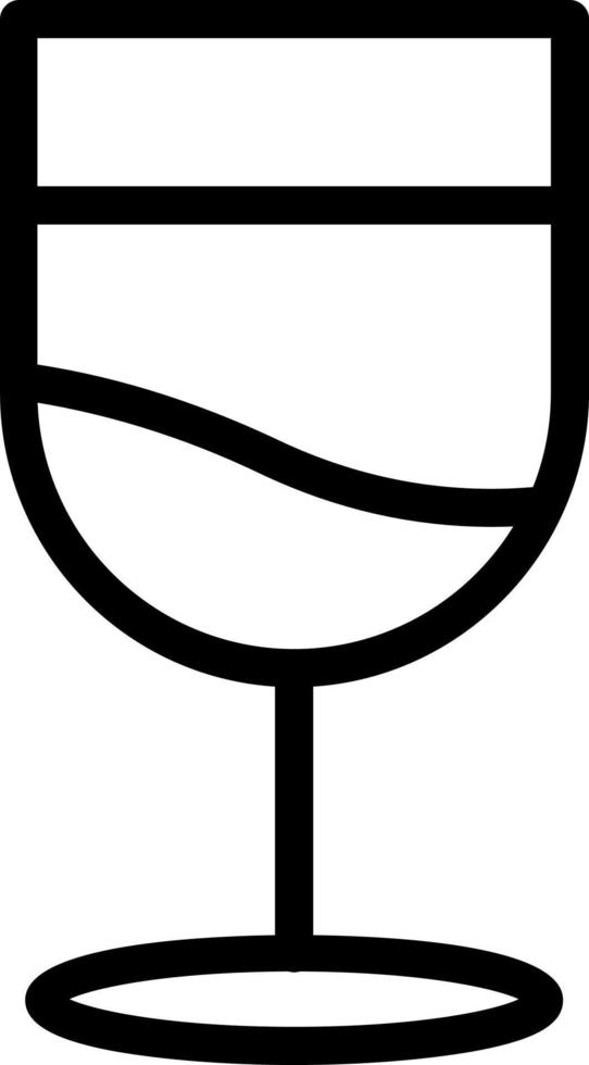 diseño de icono de vector alt de copa de vino