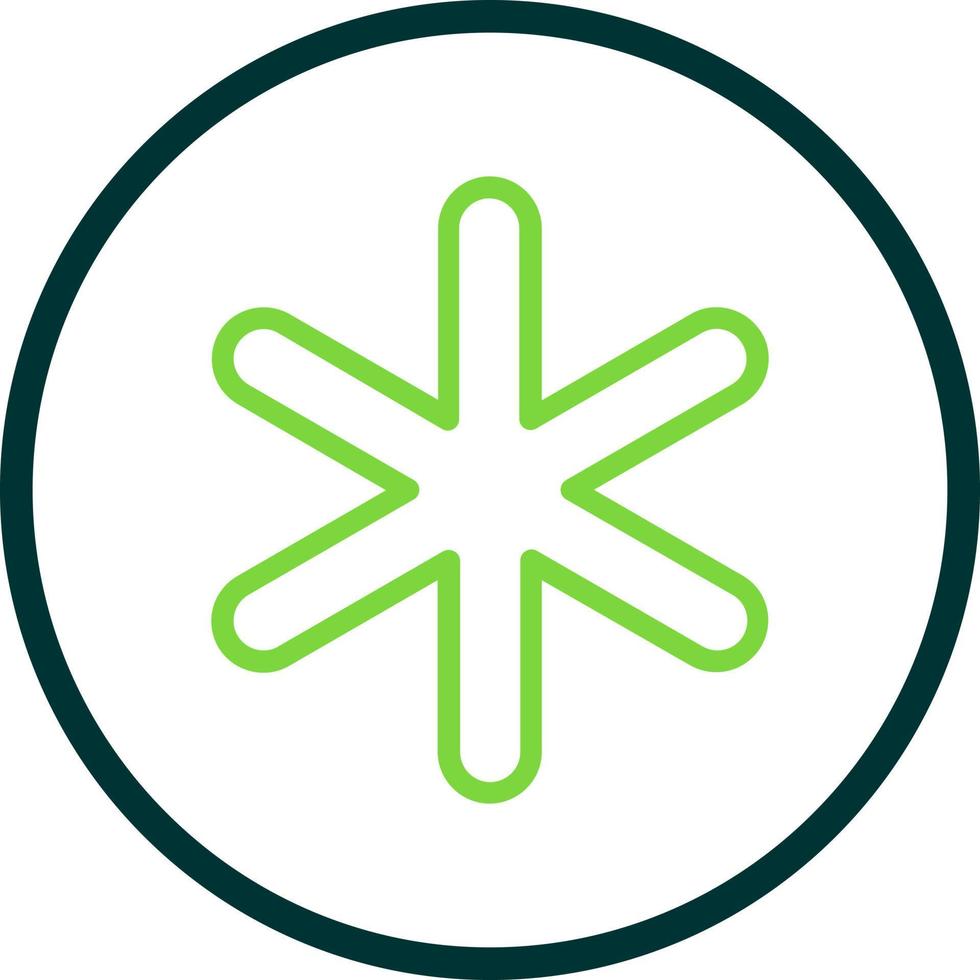 Asterisk Vector Icon Design