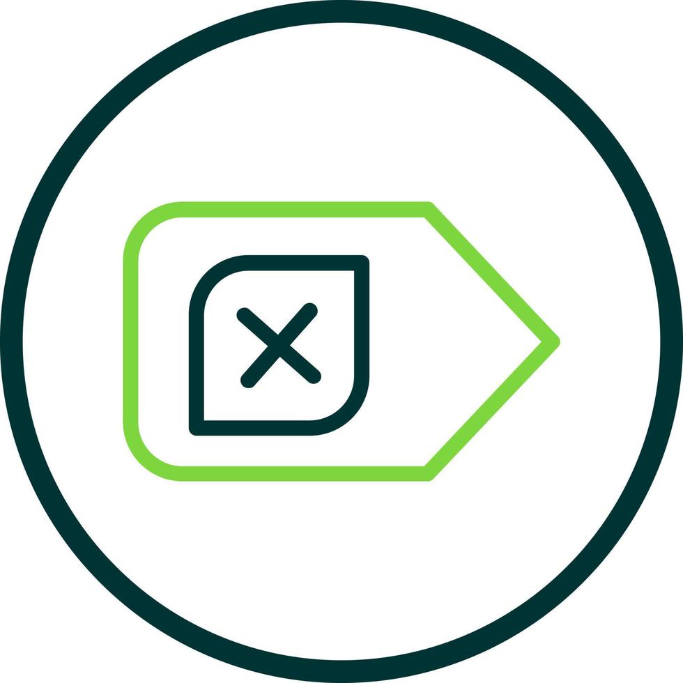 Backspace Vector Icon Design