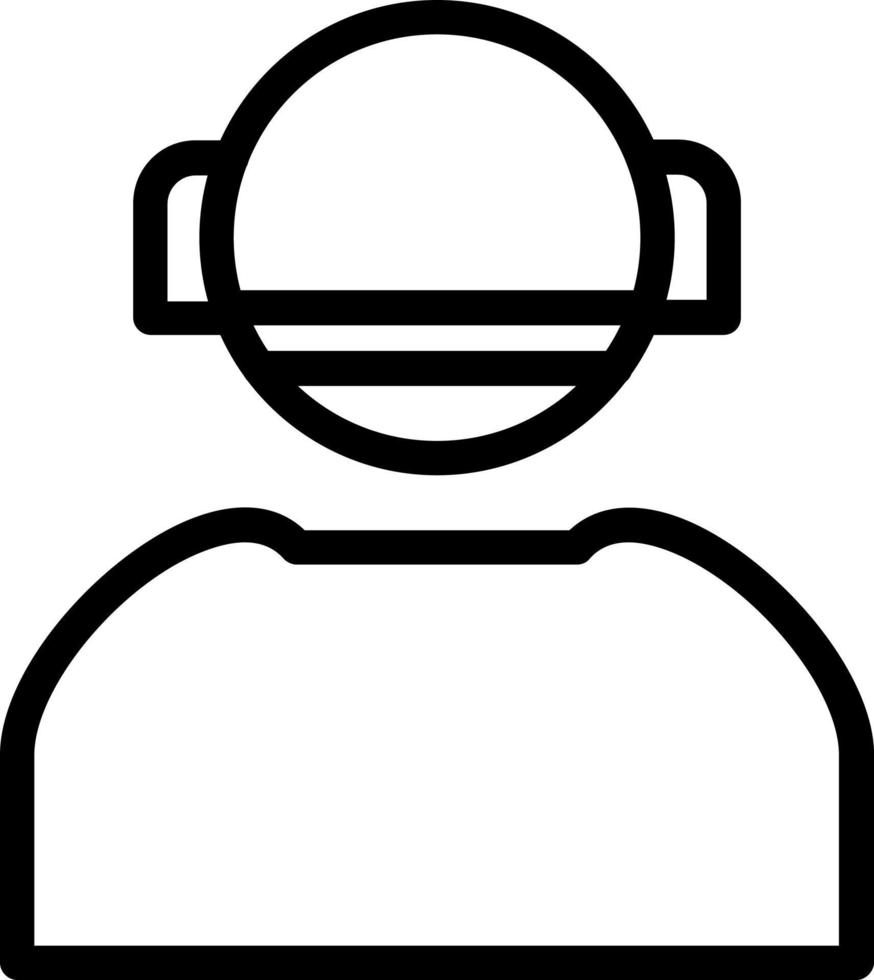 User Astronaut Vector Icon Design