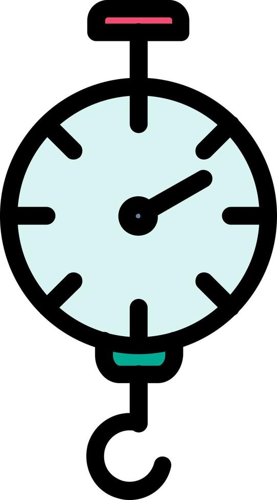 Weight Hanging Vector Icon Design