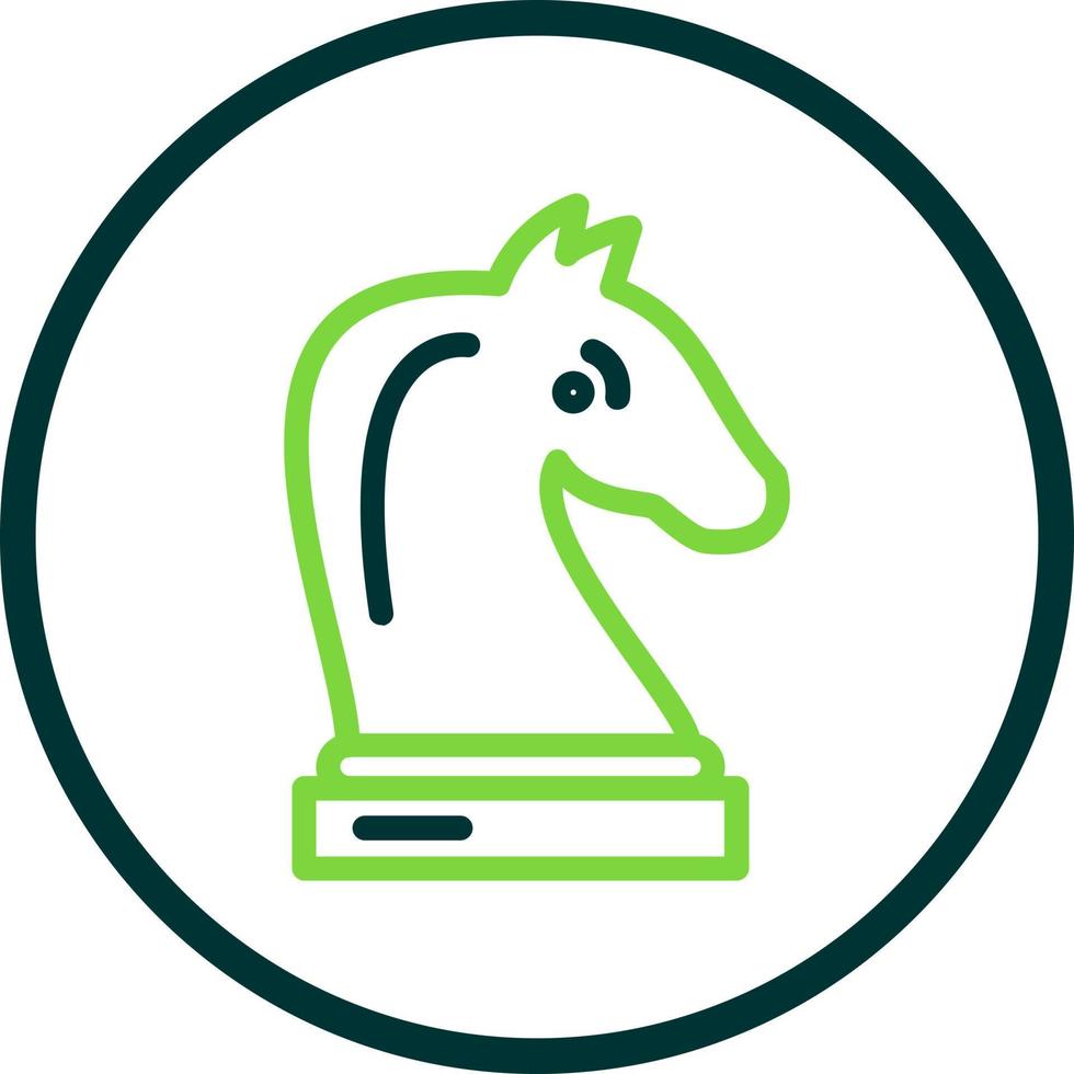 Chess Knight Vector Icon Design