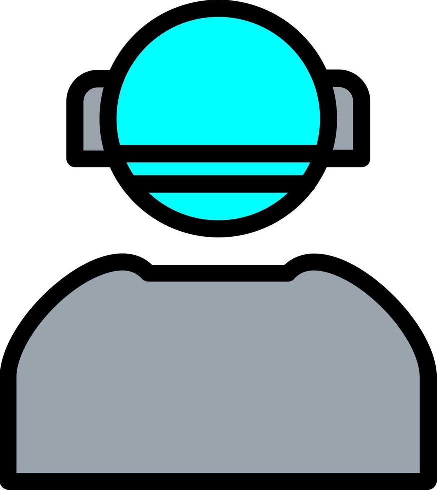 User Astronaut Vector Icon Design