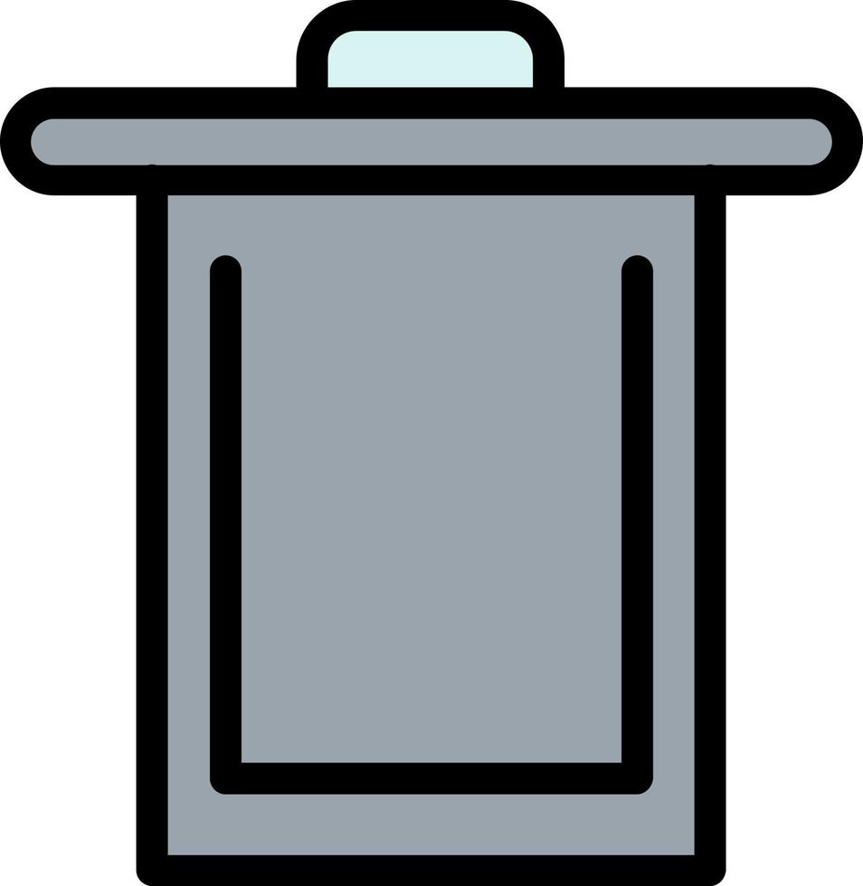 Trash Alt Vector Icon Design