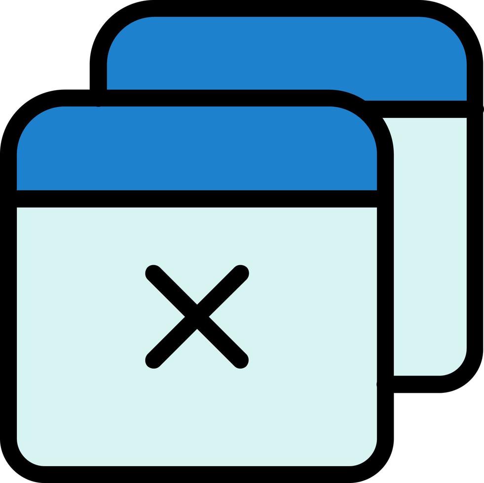 Window Close Vector Icon Design