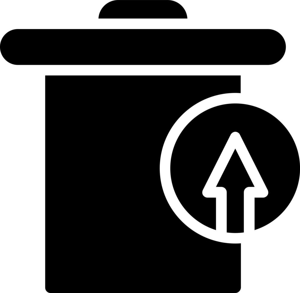 Trash Restore Alt Vector Icon Design