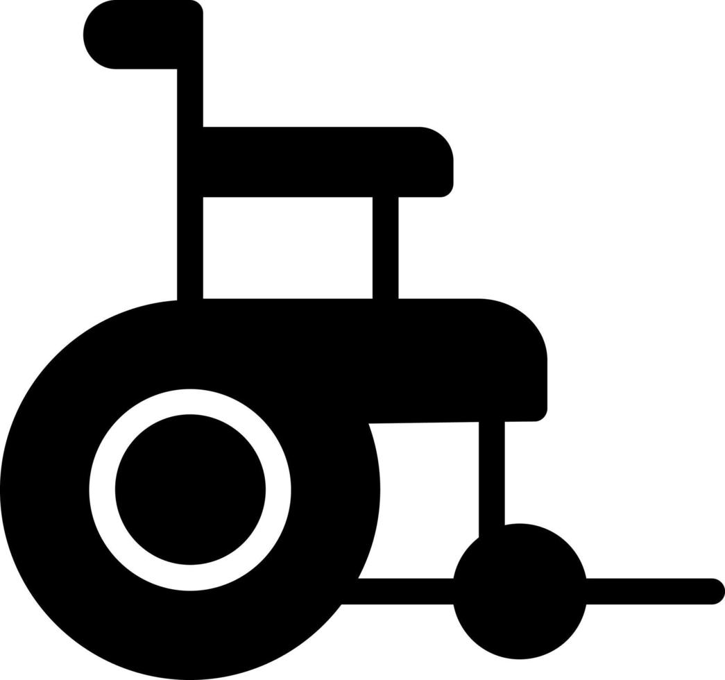 Wheelchair Vector Icon Design