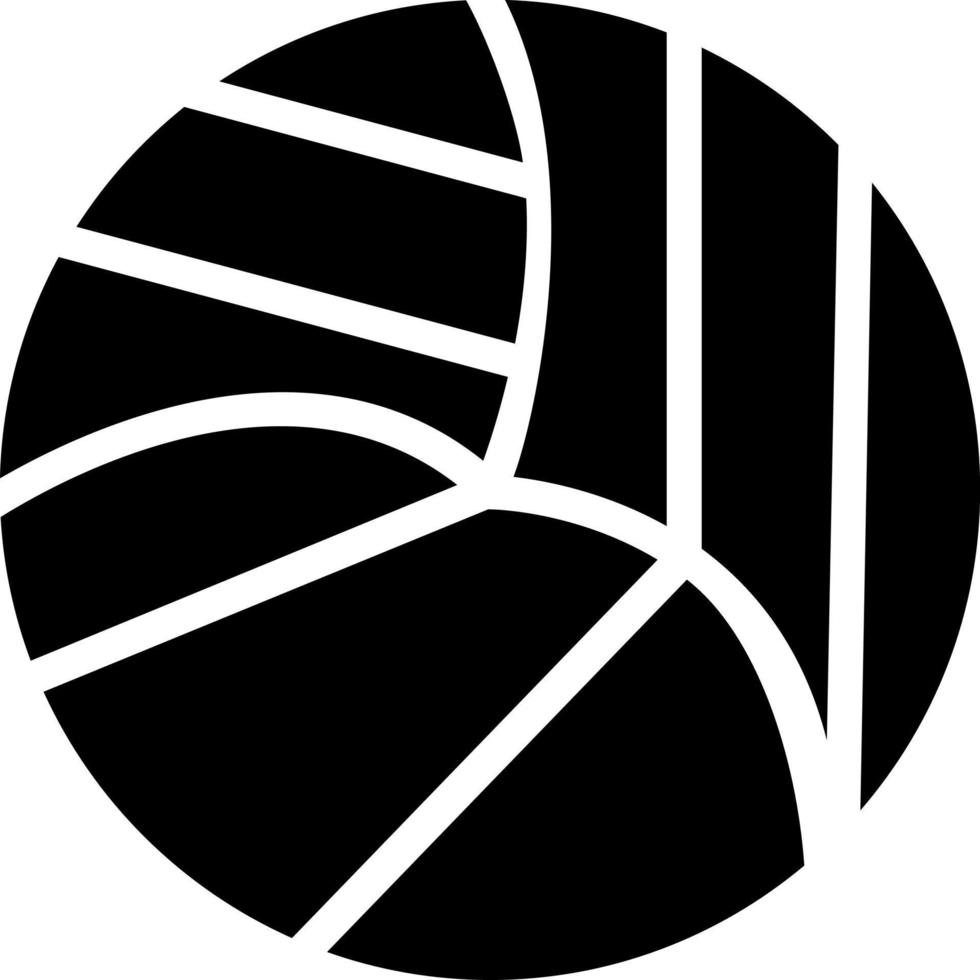 Volleyball Ball Vector Icon Design