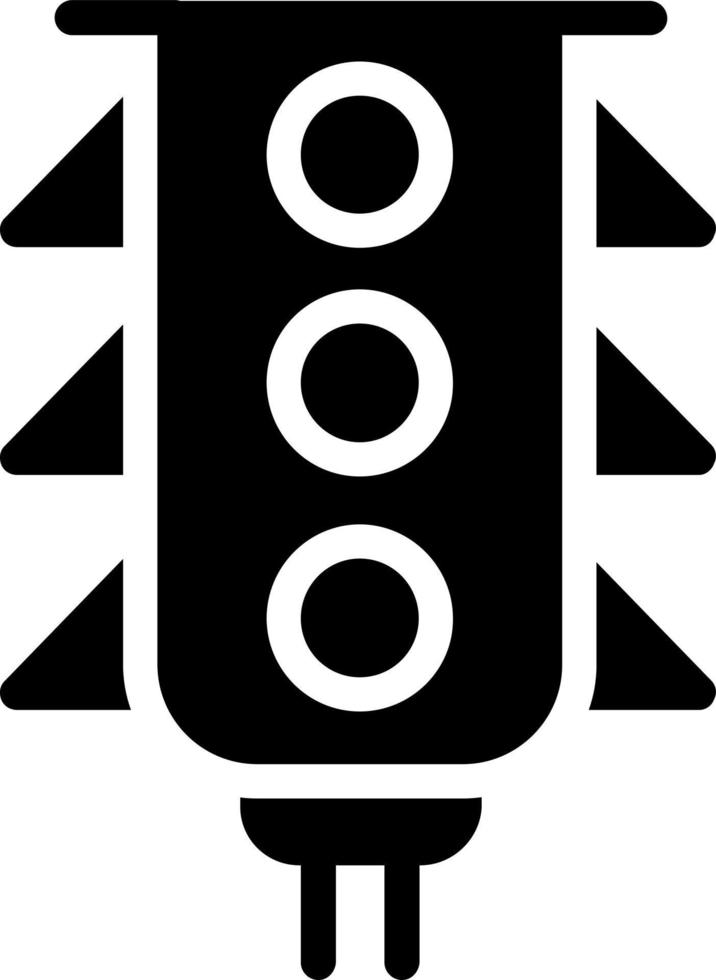 Traffic Light Vector Icon Design