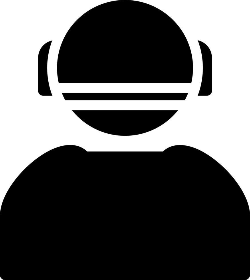 User Astronaut Vector Icon Design