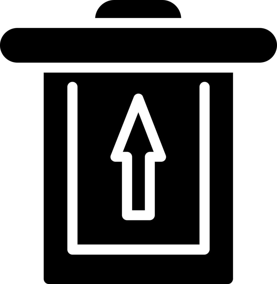 Trash Restore Vector Icon Design