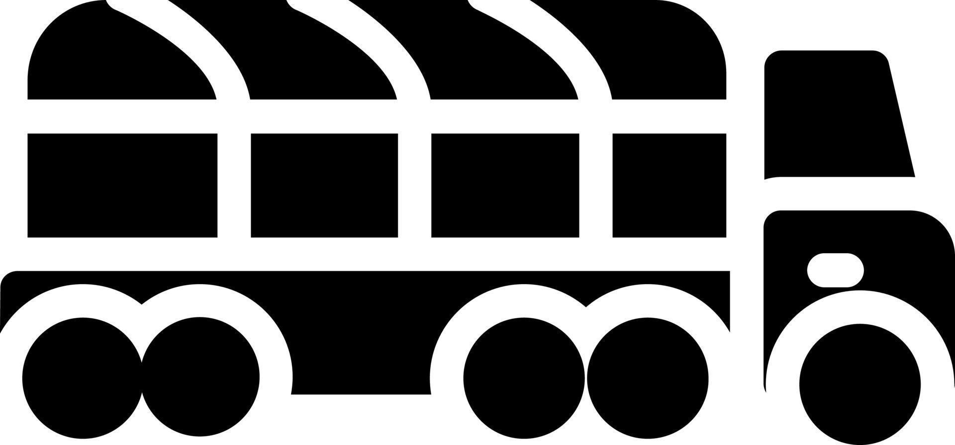 Trailer Vector Icon Design