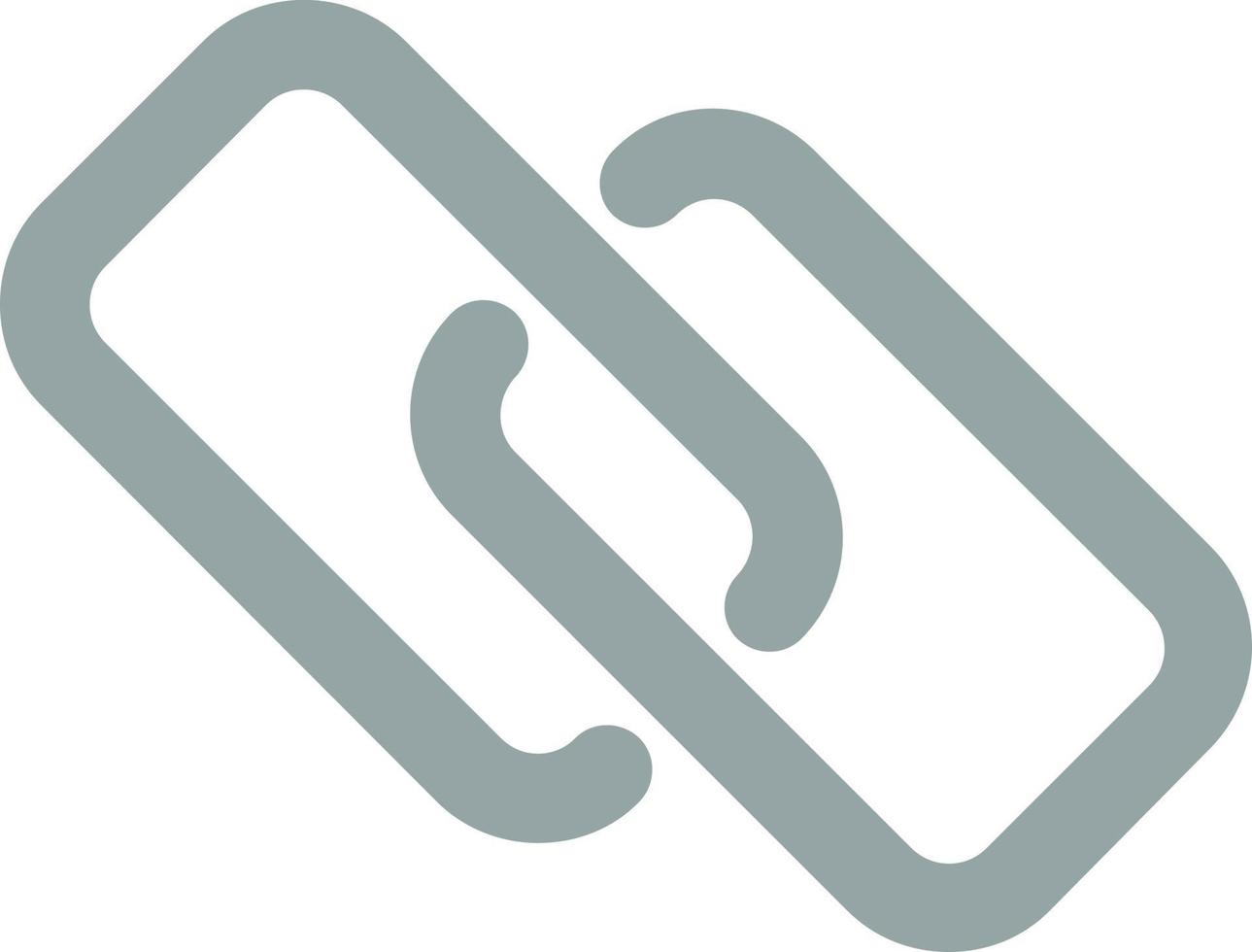 Unlink Vector Icon Design