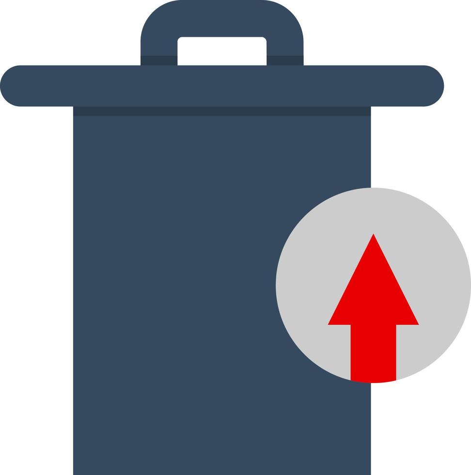 Trash Restore Alt Vector Icon Design